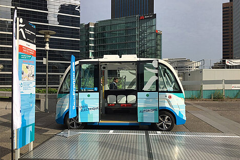 Paris launches trial of fully electric, autonomous shuttles
