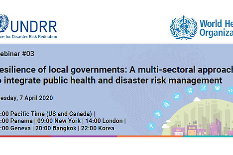 Resilience of local governments: A multi-sectoral approach to integrate public health and disaster risk management