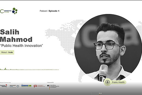 Podcasts mit Salih Mahmod über Innovationen in der öffentlichen Gesundheit